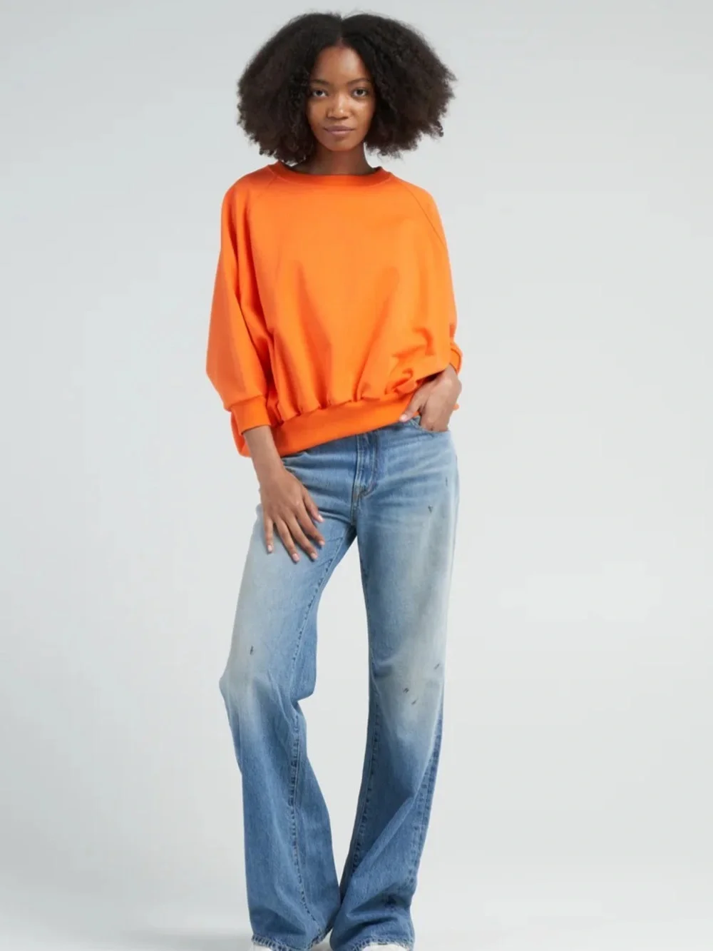 Cog The Big Smoke Havana Sweatshirt Orange Tangerine Pullover Gorpcore One Size - Picture 2 of 5